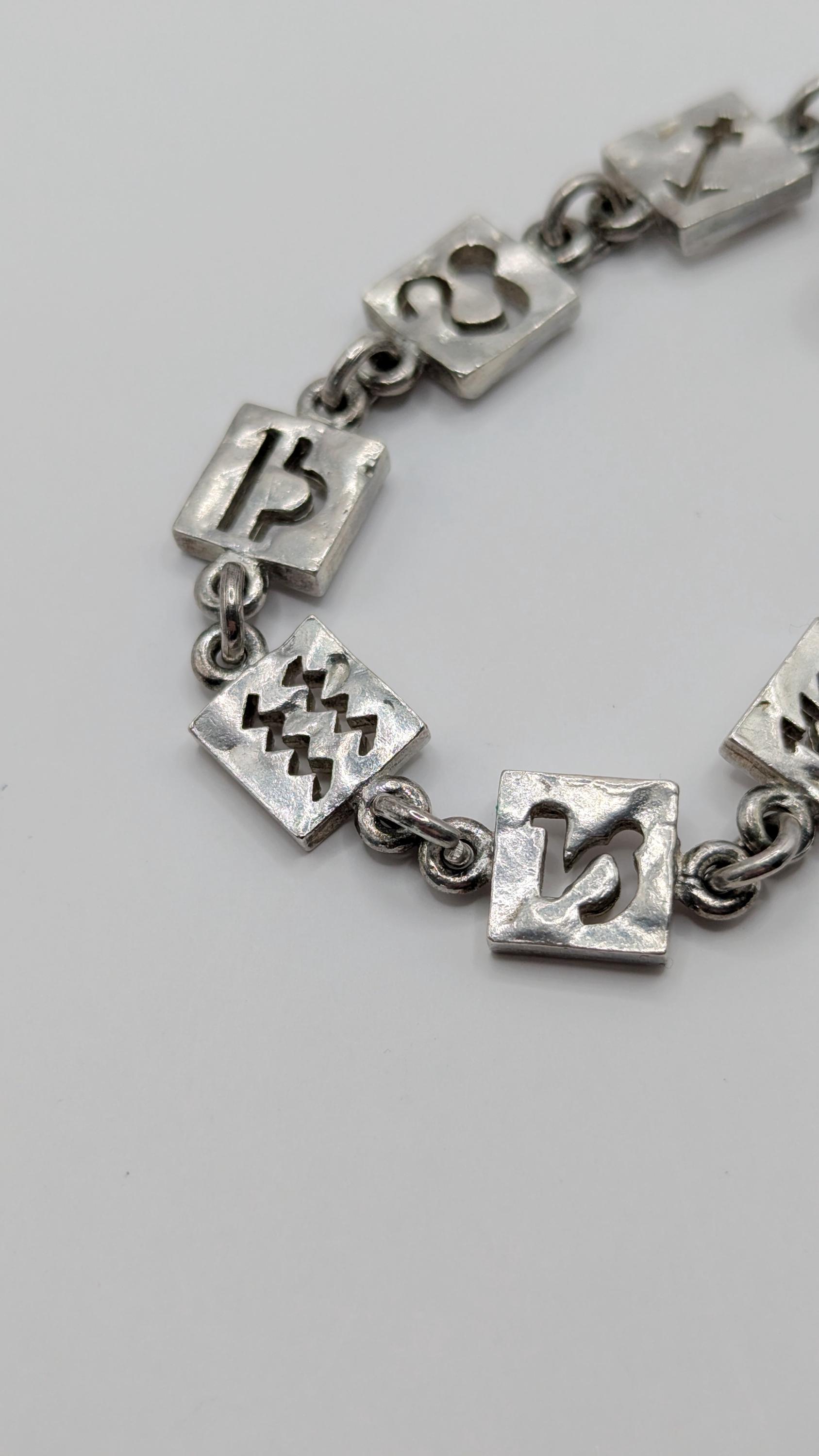 Collier Vintage Biche De Bere - Représente Les Signes Du Zodiaque - Numéro 10/147 - Occasion