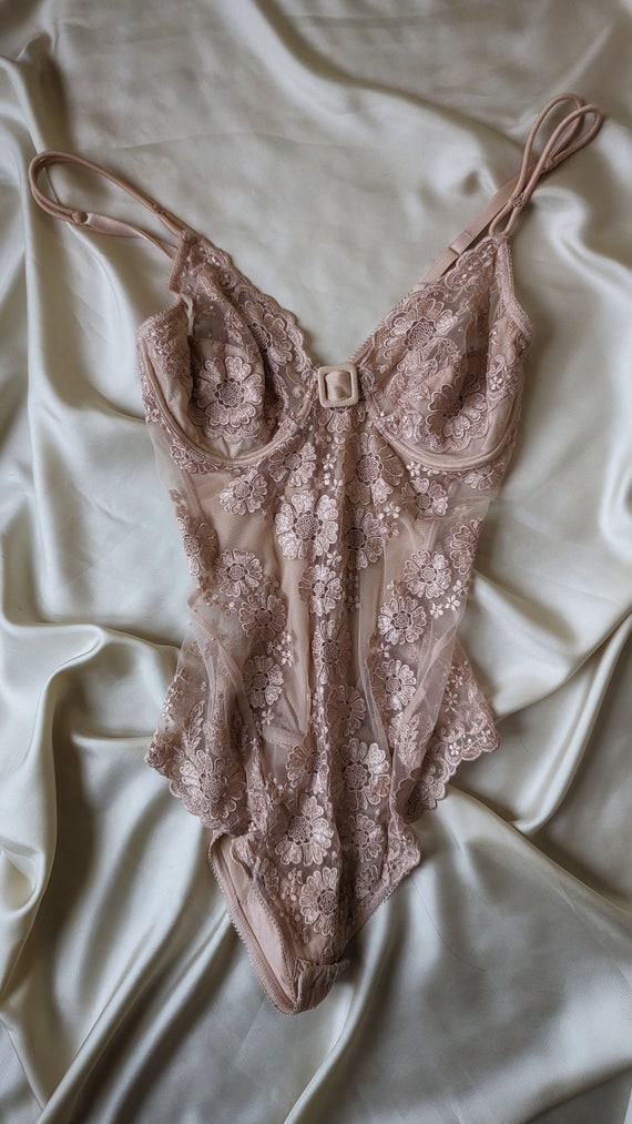 SUPER RARE vintage 1980 La Perla lace transparent… - image 8