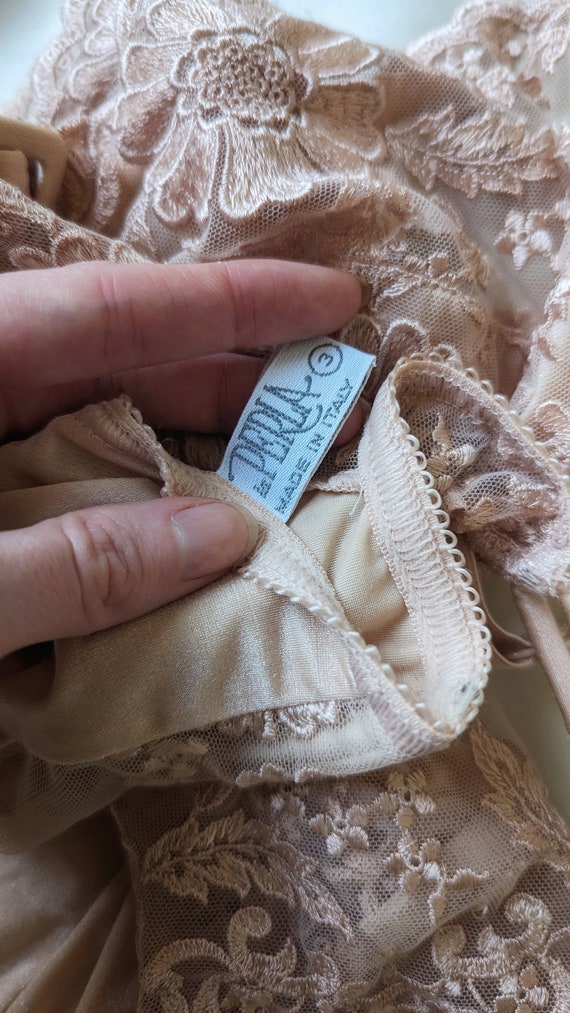 SUPER RARE vintage 1980 La Perla lace transparent… - image 10