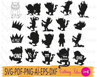 Wild Things Svg Etsy