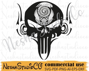 Skull SVG,Skull silhouette svg,Skull Clipart, Skull Cut Files, Skull Files for Cricut,Motorcycle svg,moto svg ,Skull Eps, Skull Vector