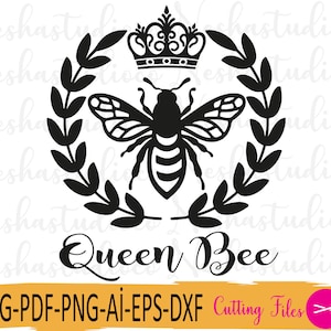 Queen bee svg, Queen bee quotes, bee svg,boss svg,bee vector,bee quotes, girl power svg, girl boss svg, queen bee vector, png, dxf,eps, svg