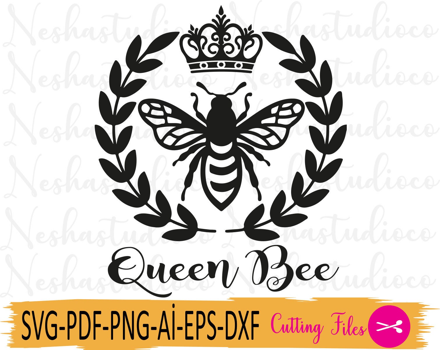 Womens Queen Bee Boss Lady Bee Gifts For Women' Sticker