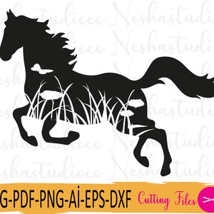 Horse svg,Floral Horse svg,Rustic svg,Farmhouse svg,summer svg, Animal Silhouette, flower SVG, shirt svg, Cricut, cut file, eps png dxf