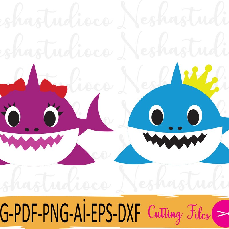 Baby Shark Svg - Etsy