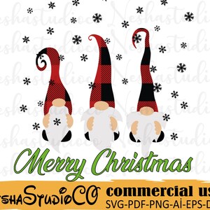 Christmas Gnomes Svg,Merry Christmas Svg,Cute Gnomies Svg,Buffalo Plaid,Kids Funny Christmas, Gnomes svg,gnomes clipart,gnomes png,dxf,eps