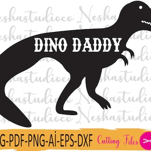 Dino papa svg, svg de la fête des pères, l'homme le mythe, la légende, papa un bel homme et patriote en téléchargement numérique SVG