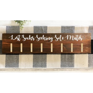 Lost Socks Seeking Sole Mates Sign | Funny Laundry Sign | Laundry Room Sign | Lost Socks Sign for Laundry Room | Cute Laundry Room Decor