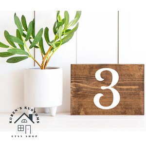 Wood Table Numbers for Wedding | Wedding Table Numbers | Rustic Table Decor | Wedding Reception Decor | Wooden Table Numbers | Barn Wedding