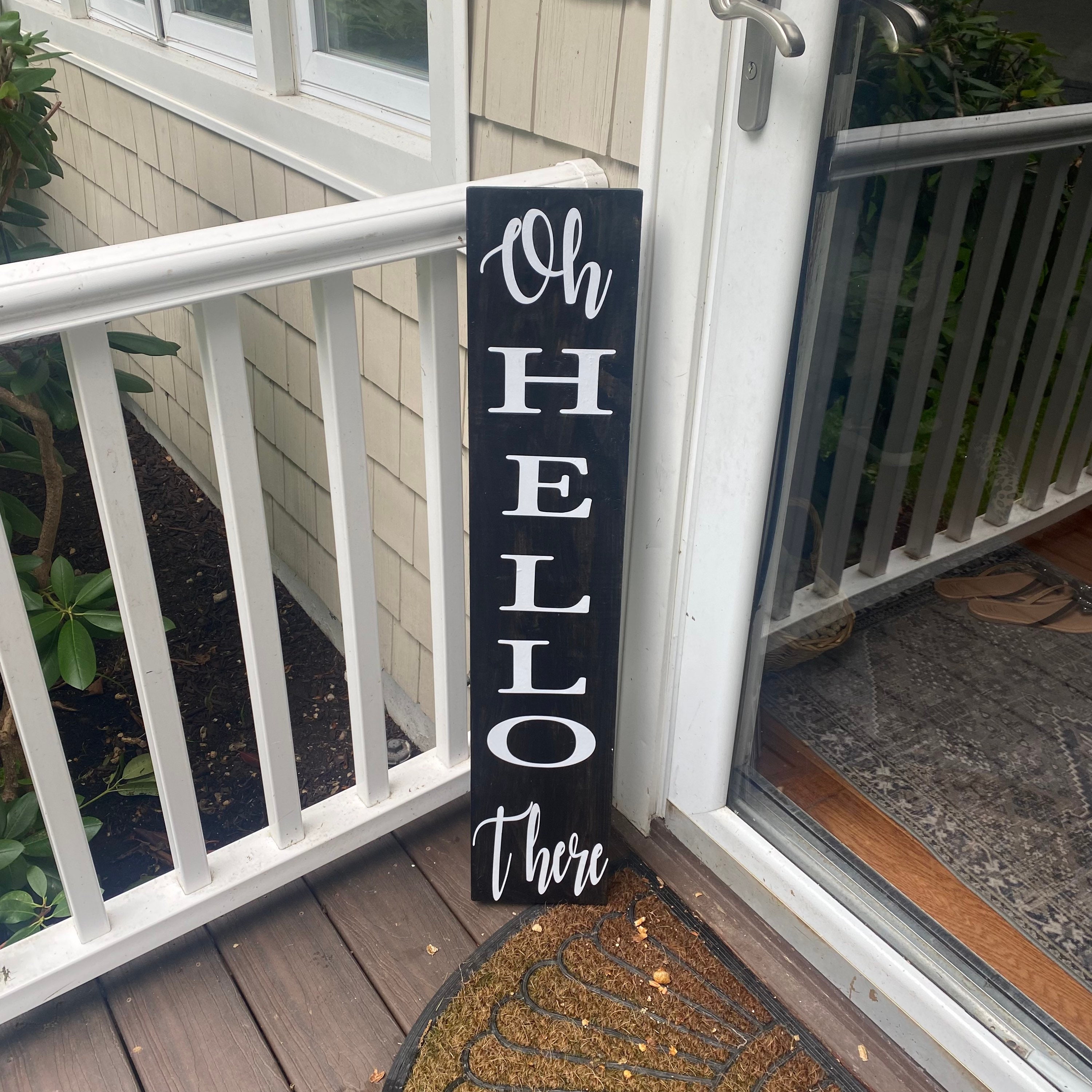 Oh Hello There Porch Sign Oh Hello There Sign Oh Hello There | Etsy