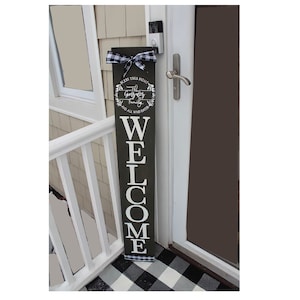 Bless Our Home and All Who Enter Sign, Christian Sign, Bible Verse Sign, Christian Welcome Sign, Church Gift, Bible Welcome Sign, Pray Sign