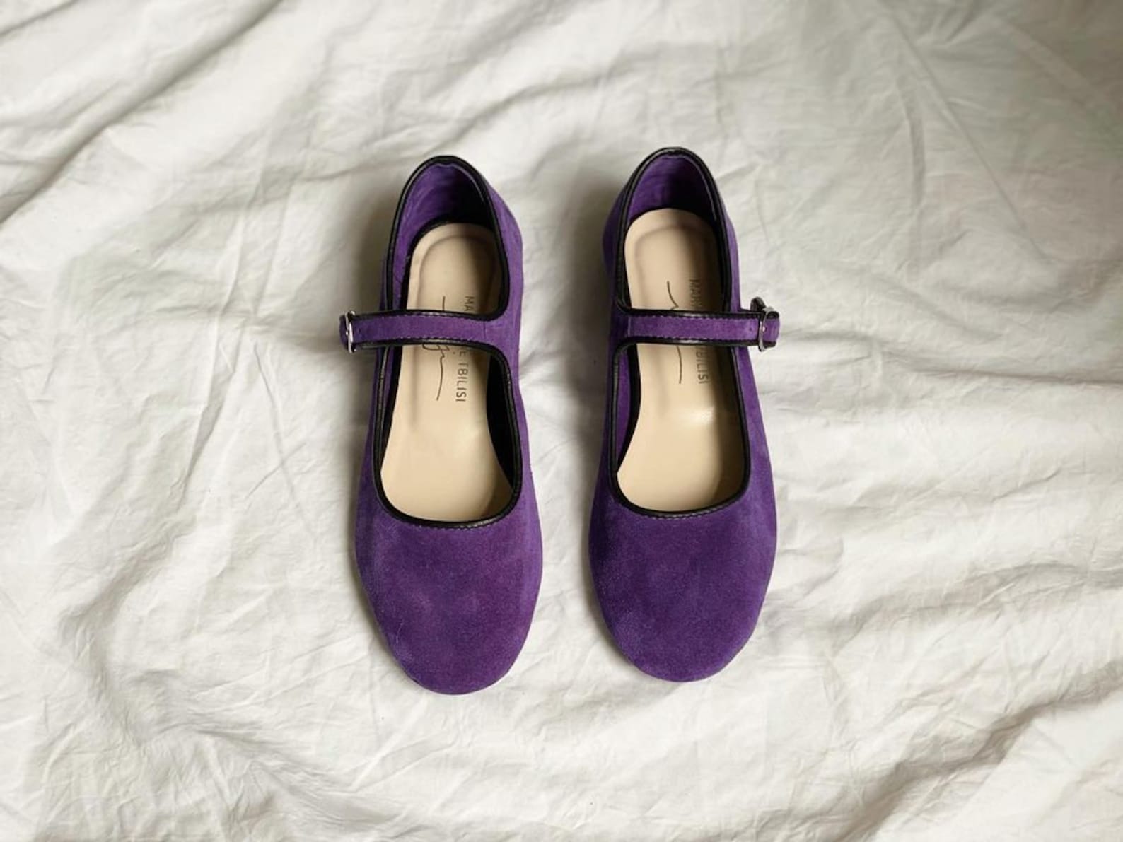 Purple Suede Mary Jane Shoes Women's Mary Janes Etsy