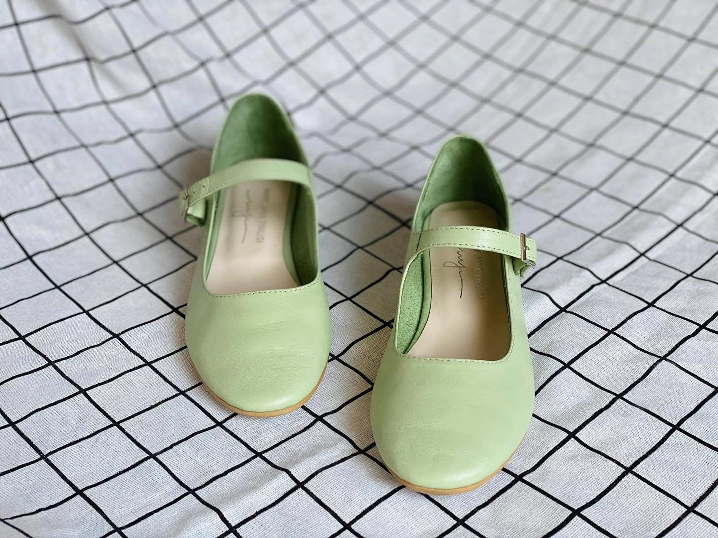 Mint green mary jane shoes hot sale