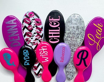 Personalized WET Brush * NEW COLORS & Styles * Limited Edition Designs * Customized * Authentic