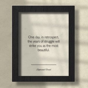 Acrylic Sigmund Freud Poster, Sigmund Freud Quote, Sigmund Freud Wall Art