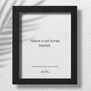 Acrylic Lao Tzu Poster, Lao Tzu Quote, Lao Tzu Wall Art