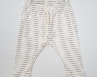 Baby Leggings aus Rippstrick Jersey von Größe 50/56 bis 86/92 cm