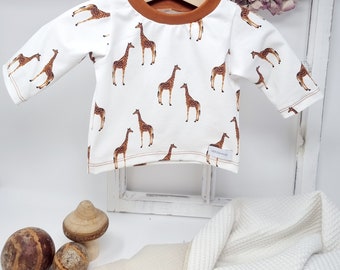 Baby Langarmshirt mit Giraffenprint