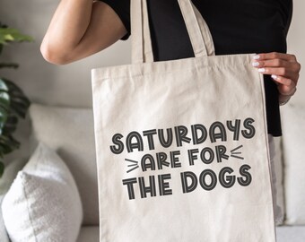 Dog Mom Canvas Tote Bag, Tote Bag for Dog Lovers, Dog Tote Bag, Gift for Dog Mom, Gift for Dog Lover, Natural Canvas Bag