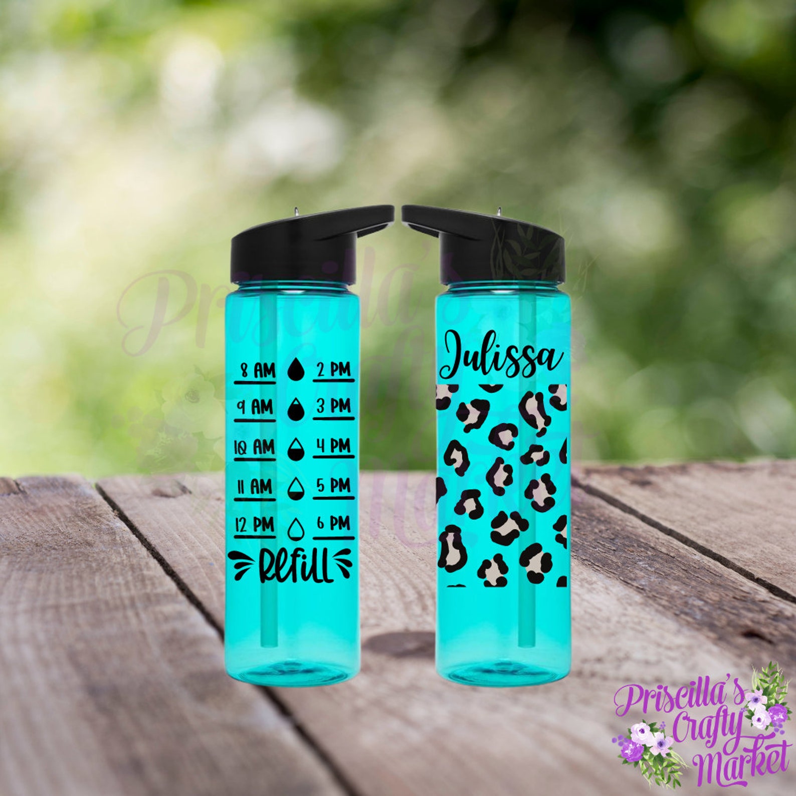 personalized water bottle tracker