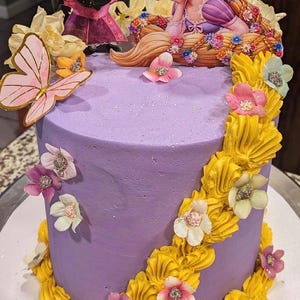 Tangled - Rapunzel & Pascal Cake Topper Set