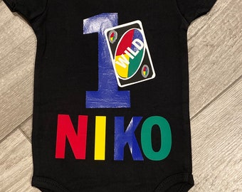 Uno Onesie | Etsy