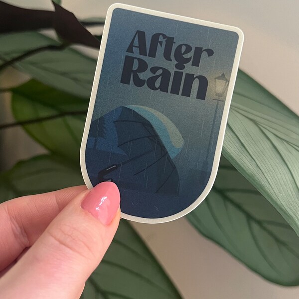 After Rain - Matte sticker