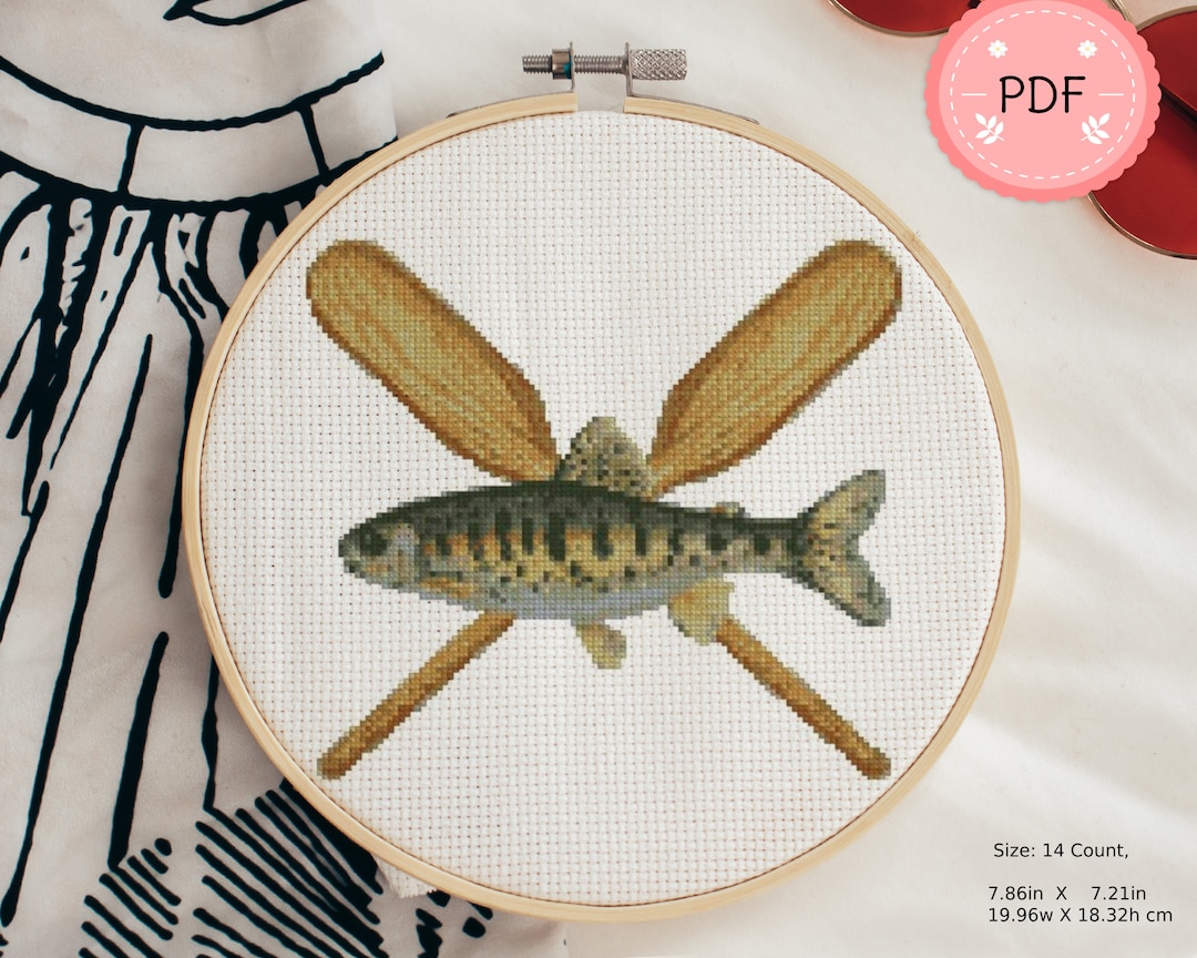 Fish Cross Stitch Pattern , Watercolor Betta Fish,instant Download ...