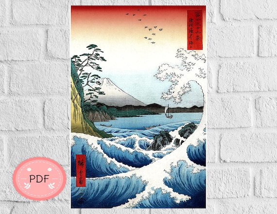 大きな幸せ」Hiroshi Watanabe 版画 青い象 686/800
