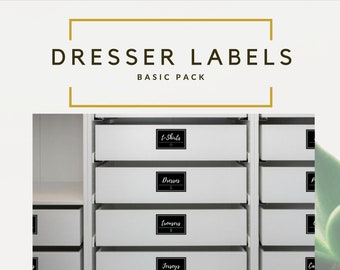 Dresser Labels Etsy