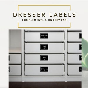 Kids Dresser Labels, Clothing Labels, Kids Clothing Labels, Printable  Labels, Drawer Labels, Kids Labels, Labels for Clothes, Kids Closet 