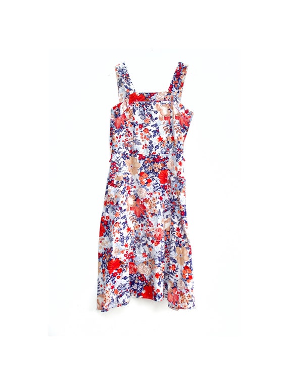 1960 Flower Vintage Strap Mini Dress With Front Pockets XS Great Condition Womenswear Etsy