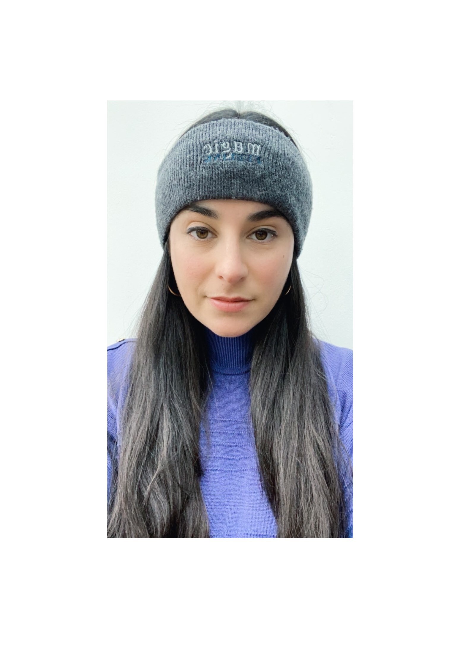 Vintage Ski Headband Grey Wool Ear Warmers Unisex Etsy UK