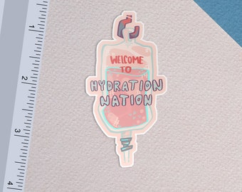 Hydration Nation Pastel POTS Sticker