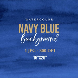 Navy Blue Watercolor Background, Free Commercial Use, Abstract Blue Digital Paper, Winter Background, Watercolour Paper Texture - D66