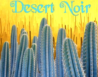 Vivid Blue Torch Cactus: Pilocereus Azureus, Brazilian