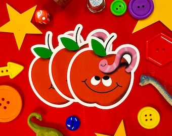Apple Waterproof Vinyl Sticker