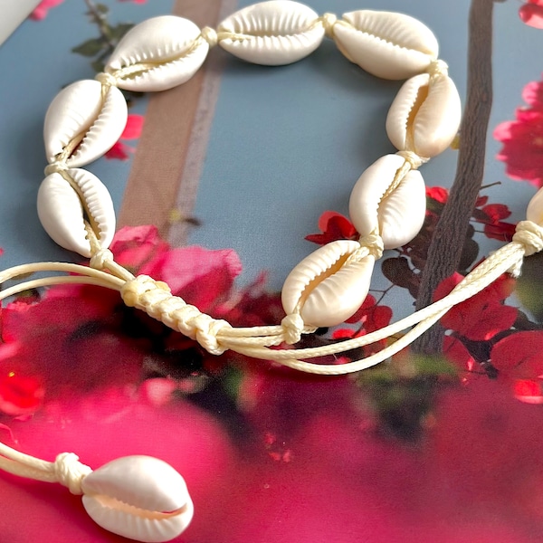 Seashell Anklet Etsy