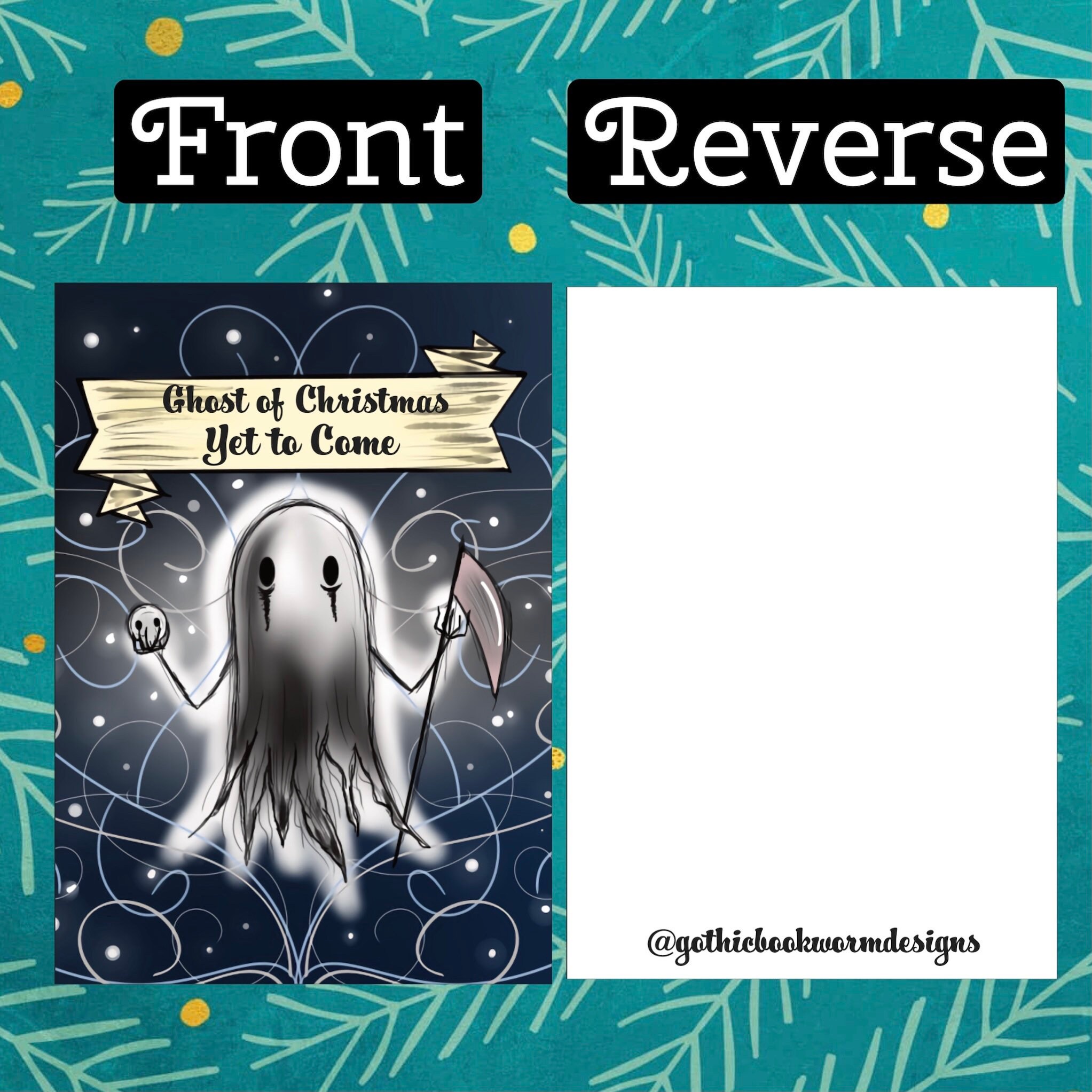 Pre order Ghost of Christmas yet to come A Christmas Carol Etsy