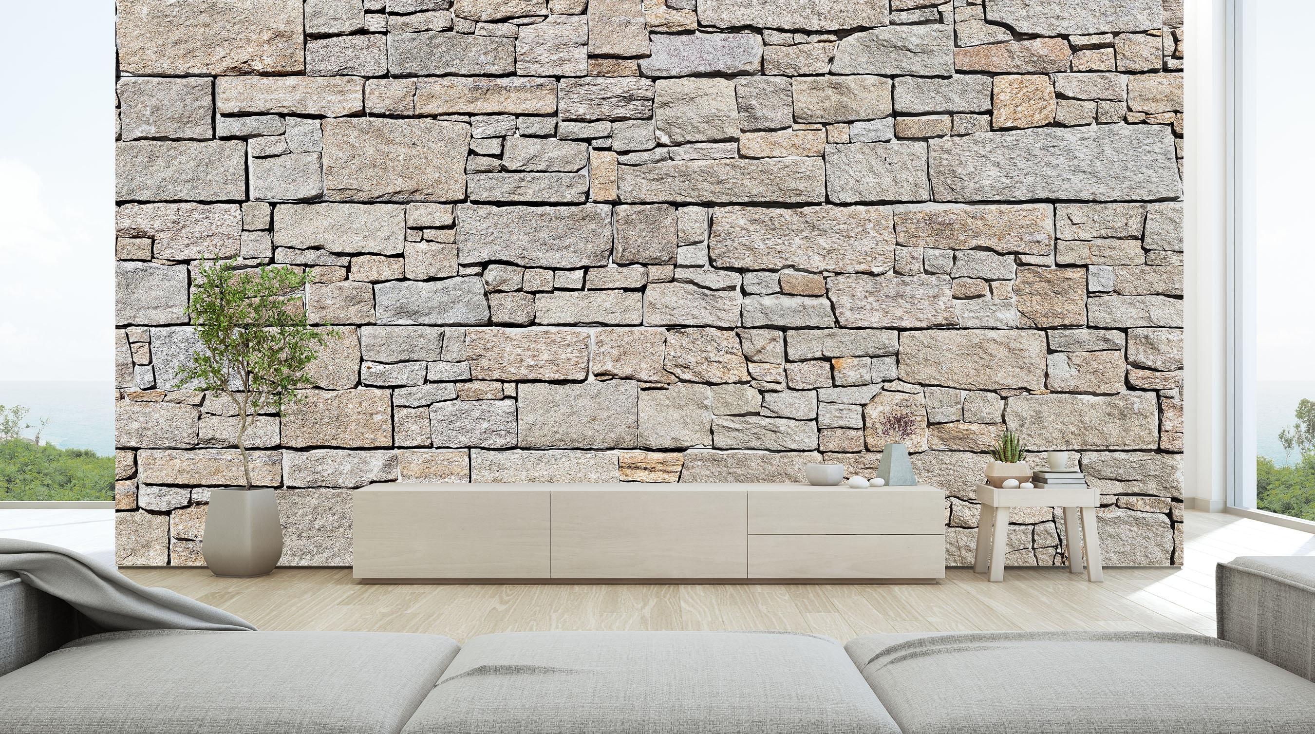 Just Stone Effect Wall Mural Bedroom Wallpaper Living Room - Etsy UK