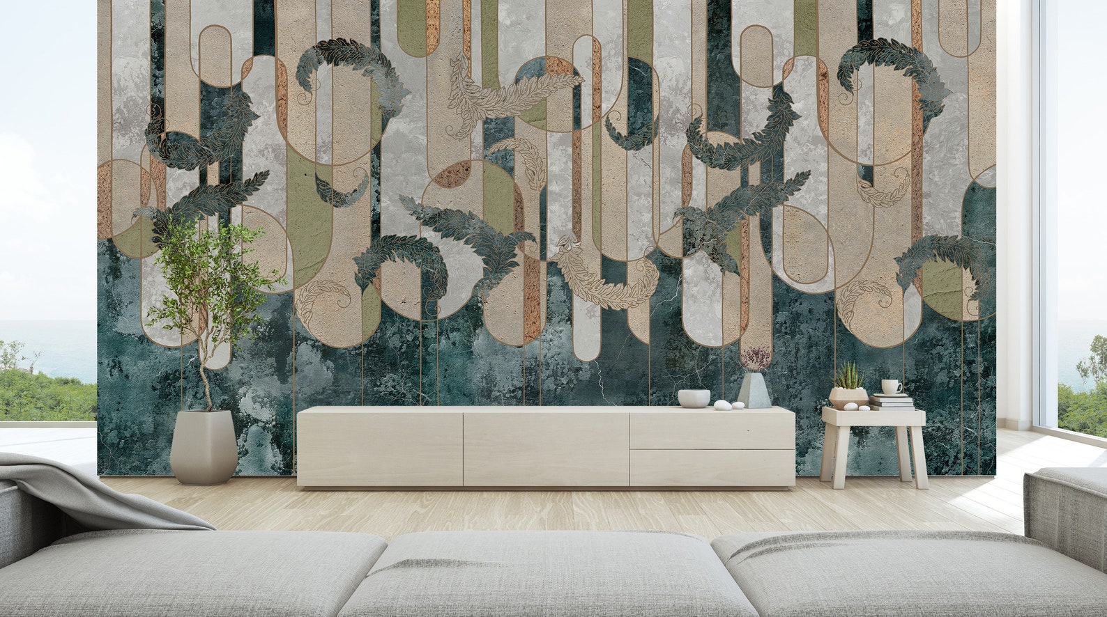 Vintage Style Wall Mural Bedroom Wallpaper Living Room Mural Etsy UK