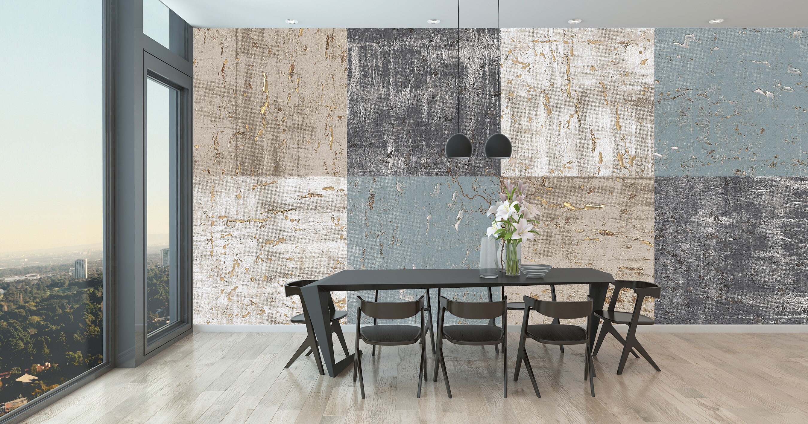 Old paint on the wall effect Wall Mural Bedroom Wallpaper Etsy