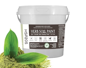Natural Herb Soil Paint – Eco-Friendly Organic Clay Powder for DIY Wall & Furniture Finishes