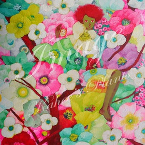 Fairy Flowers - Fine Art digital Image Printable