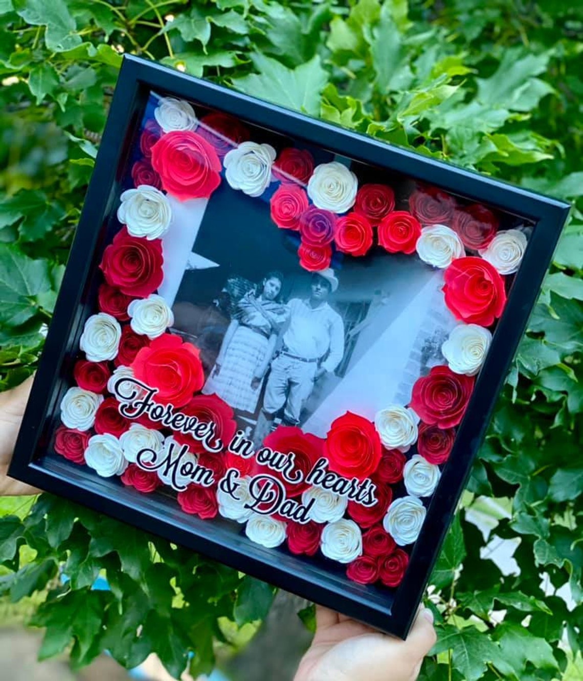 Custom Memorial Shadow Box Etsy