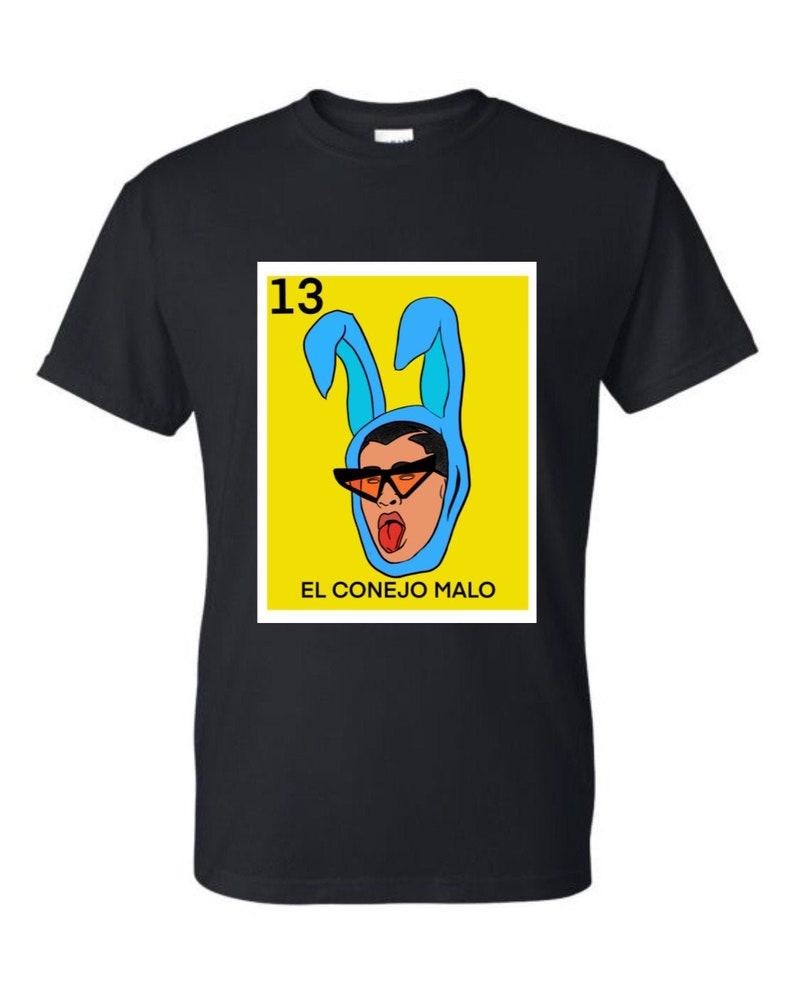 Download Bad Bunny Loteria Shirt | Etsy