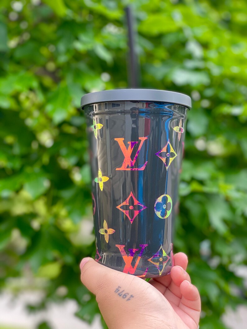 LV Inspired Tumbler Etsy