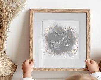 BABY scan GIFT FRAME // Mothers Day //  Pregnancy Announcement // Ultra Sound - Gift for Baby Shower // Gift for Mum // Nursery decor