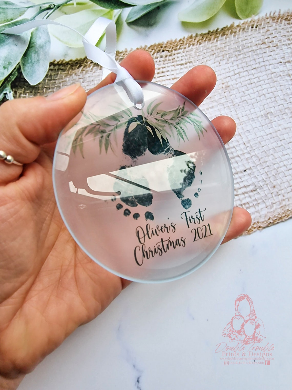 Baby First Christmas Ornaments// My First Christmas - Etsy UK