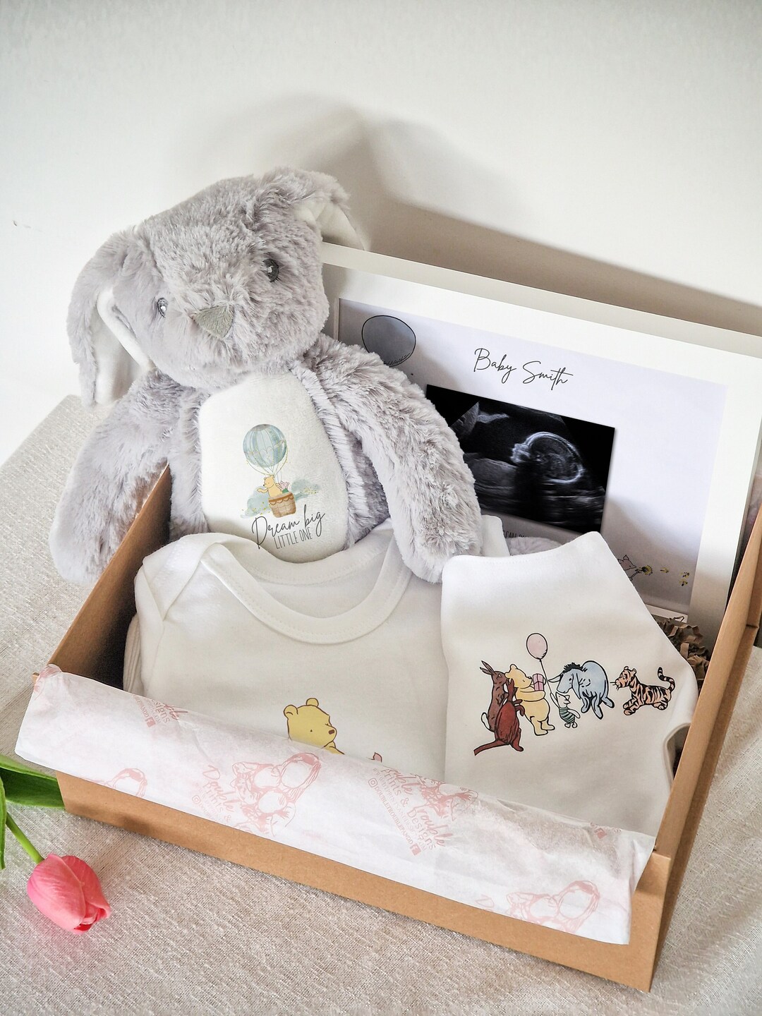 PREGNANCY NEW BABY Gift Hamper Set Box Gift for Baby Shower Winnie the